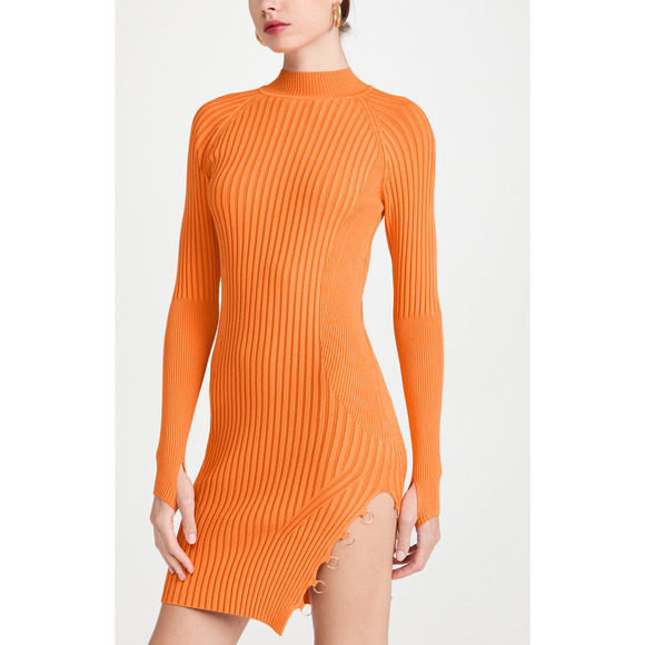 Jacquemus 'Pigolo' Orange Viscose Dress Size 44 - Picture 1 of 5